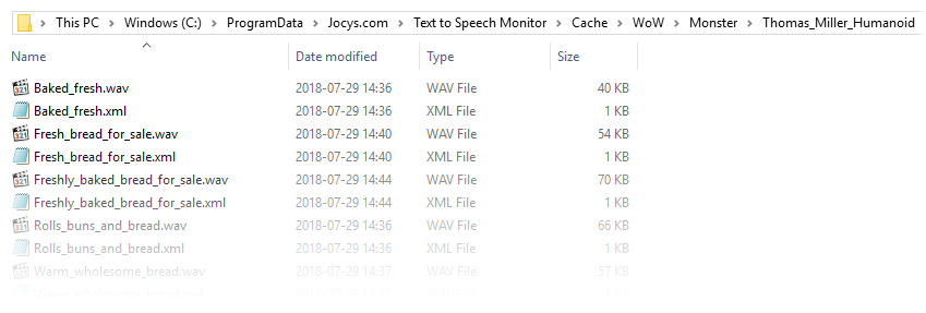 JocysCom TTS WoW Monitor Cache Folder