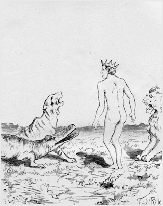 10. Man, king of the creation.