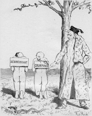 19. God reproaches Adam and Eve with their sin.